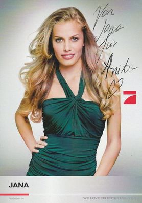 Jana Beller ( Model )- persönlich signiert