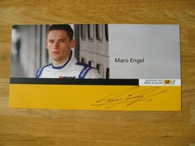 Rennfahrer Marco Engel - handsigniertes Autogramm!!!