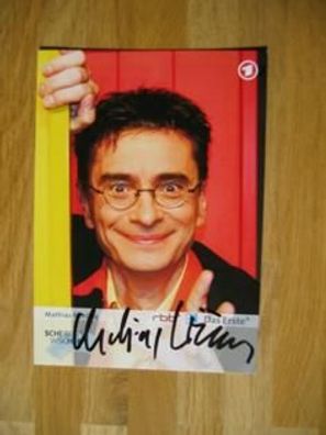 Scheibenwischer-Kabarettist Mathias Richling Autogramm!