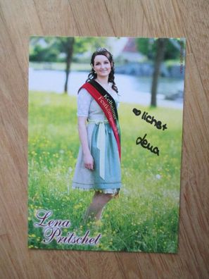 Kelheimer Festkönigin 2017/2018 Lena Pritschet - handsigniertes Autogramm!!!