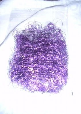Gelocktes Lametta / Engelshaar in lila / violett 15 g / Beutel