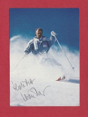 Willy Bogner (ehemaliger deutscher Skirennfahrer, Filmemacher,) - persönlich signiert