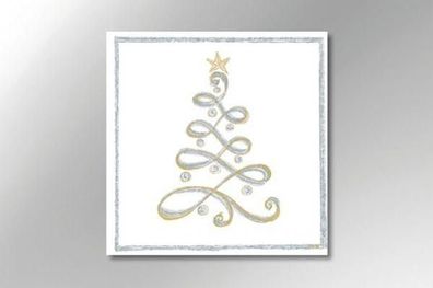 Weihnachtsserviette "Modern Christmas Tree" - 20 Stück