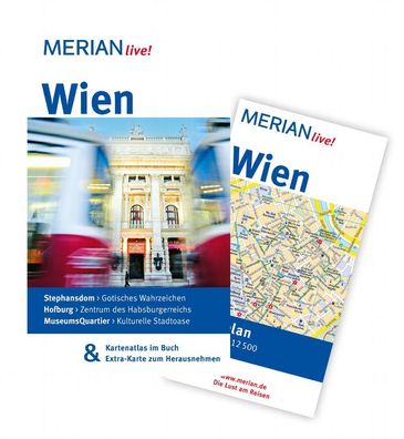 Wien: MERIAN live! - Mit Kartenatlas im Buch und Extra-Karte zum Herausnehm ...