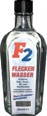 F 2 Fleckenwasser entfernt Fett-, Farb-, Öl- & Teerflecken 250 ml