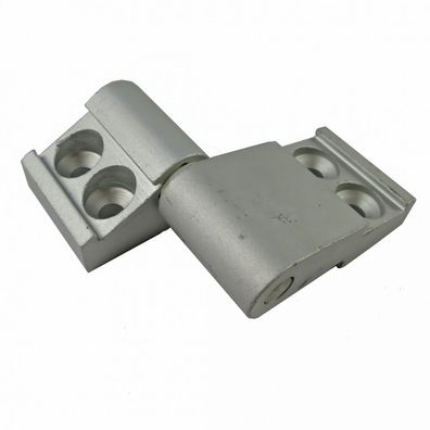 Doppel Türscharnier aus Aluminium z.B. für Verkaufsfahrzeuge / Pferdeanhänger