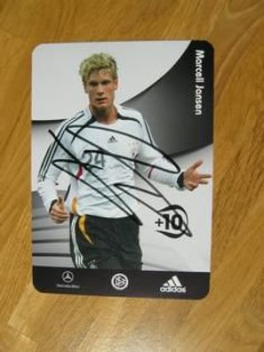 DFB Fußballnationalspieler Marcell Jansen - handsigniertes Autogramm!!!