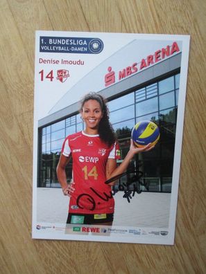 Volleyball Bundesliga SC Potsdam Denise Imoudu - handsigniertes Autogramm!!!
