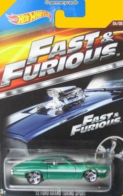 Spielzeugauto Hot Wheels 2015* Ford Grand Torino Sport 1972 Fast & Furious 1:64 NEU O
