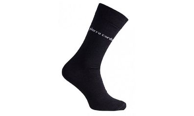 10 Paar Pierre Cardin Socken Herrensocken Baumwolle Business Socken Schwarz 39 - 46