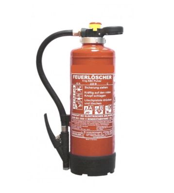 6 kg ABC Pulver Auflade Feuerlöscher EN 3 Brandklasse ABC 43A =12LE