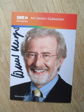 SWR Prof. Werner Mezger - handsigniertes Autogramm!!!