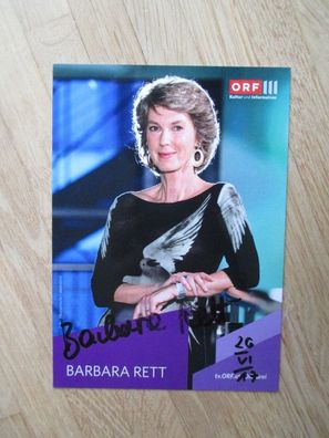 Dancing stars ORF Fernsehmoderatorin Barbara Rett - handsigniertes Autogramm!!!