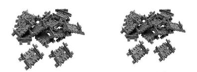 LEGO® City / Eisenbahn / 32 x Flex Schienen / Beweglich gerade oder gebogen