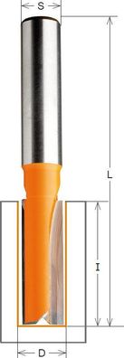 HM/ HW Nutfräser für Handoberfräsen D=12,7 mm Schaft= 8 mm GL 70 mm CMT für Holz