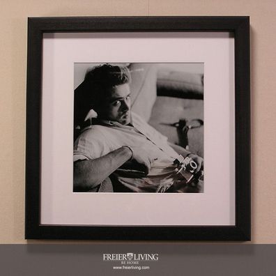 James Dean Fotoaparat auf Sofa rahmen schwarz Fotografie Home Interiors