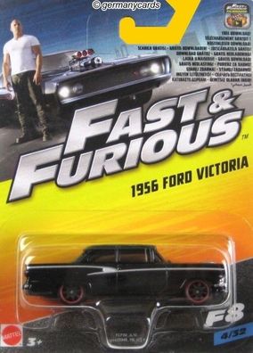 Spielzeugauto Mattel* 1956 Ford Fairlane Crown Victoria Fast & Furious 8 1:55 NEU OVP