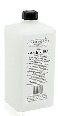 Kieselol 15 % zur Klärung + Gerbstoffschönung in Wein 1 Liter