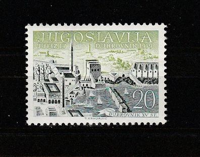 Jugo 1959 881 (Briefmarkenausstelllung JUFIZ IV) xx postfrisch