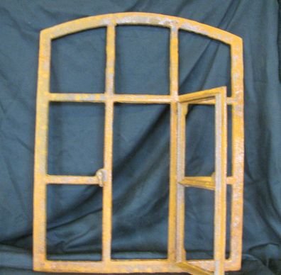 Angebot !! Gussfenster, Stallfenster, Eisenfenster mit Tür, Lüftung 57cm x71,5cm