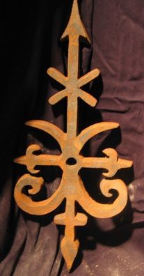 Maueranker Pfettenanker Gusseisen Kreuz Ornament Anker