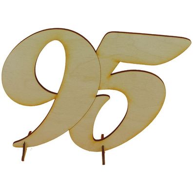 Geburtstagszahl stehend 95 als Geschenk, Hochzeit, Jubiläum, Deko zum Geburtstag