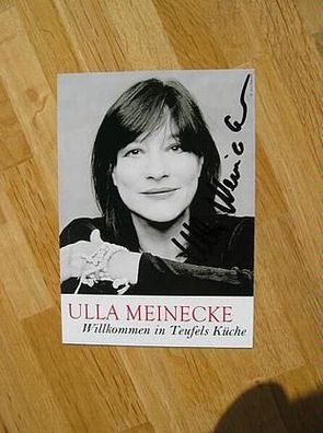 Musikstar Ulla Meinecke - handsigniertes Autogramm!!!