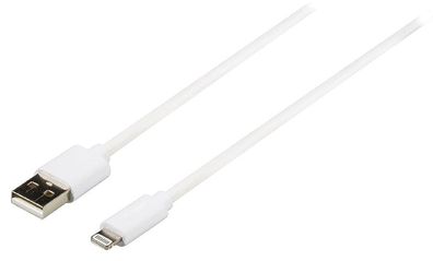1m USB Datenkabel Ladekabel weiß Lightning Kabel iPhone 5 6 7 8 X XS XR 11 12 13 14