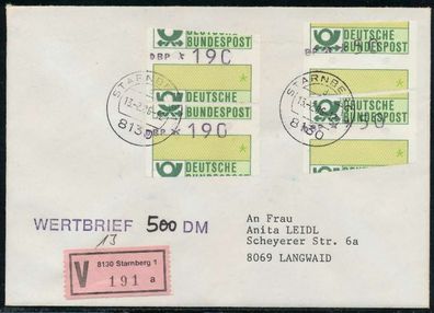 BRD ATM1-190 BRIEF MIF Starnberger Springer X7E4446