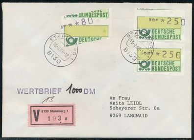 BRD ATM1-250 BRIEF MIF Starnberger Springer X7E4452