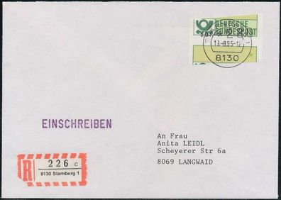 BRD ATM1-280 BRIEF MIF Starnberger Springer X7E44DA