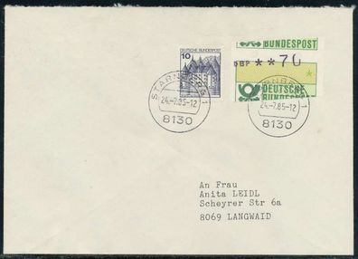 BRD ATM1-010 913 BRIEF MIF Starnberger REITE X7E4572