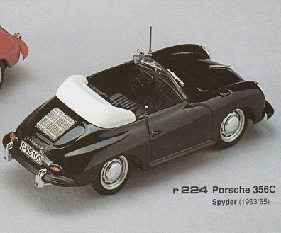 224 - Porsche 356 C, schwarz, Brumm