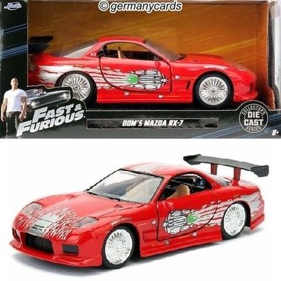 Spielzeugauto Jada* Dom´s Mazda RX-7 Fast & Furious (1:32) NEU OVP
