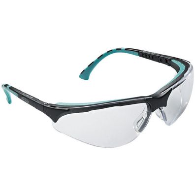 Infield Schutzbrille klar , Arbeitsschutzbrille , Softflex Bügel, UV Schutz