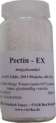 Vierka - Pectin-Ex Antigeliermitel für 100 L Likör, 200 L Maische, 400 L Saft - 10 g