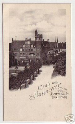 13596 Ak Gruß aus Hannover Herrenhäuser Kirchweg 1910