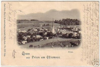 11503 Feldpost Ak Gruß aus Prien am Chiemsee 1898
