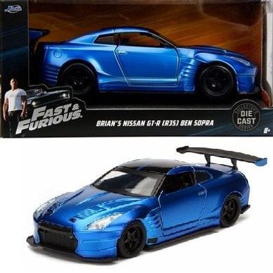 Spielzeugauto Jada* Brian´s Nissan GT-R (R35) Ben Sopra Fast & Furious (1:32) NEU OVP