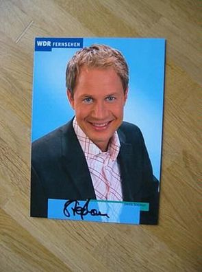 WDR Fernsehmoderator Denis Stephan - Autogramm!