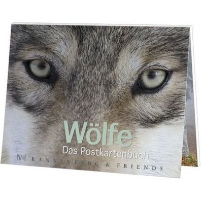 Postkartenbuch Wölfe Postkartenbücher Ansichtskarte Postkarte Wolf Tiere Wald