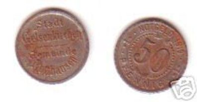Notgeld Münze 50 Pfennig Gelsenkirchen 1919