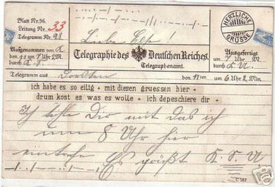 11019 Ak Telegraphie des deutschen Reiches um 1915