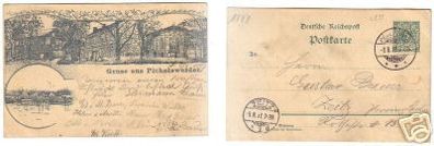 07240 Vorläufer Ganzsache Gruß aus Pichelswerder 1897