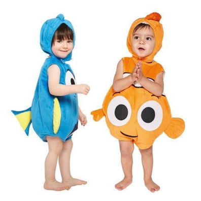 Travis Disney Baby Finding Nemo oder Dory Fisch KinderKostüm Plüsch Kind 62- 92