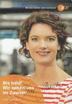 Lena Ganschow (deutsche Moderatorin ) - persönlich signiert