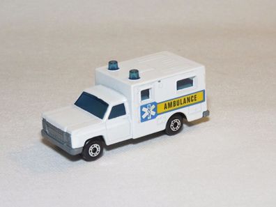 Matchbox No. 41 - Ambulance - Weiss - Superfast