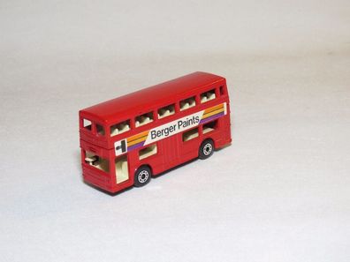 Matchbox No. 17 - Londoner Bus - London - Rot - Berger Paints - Superfast