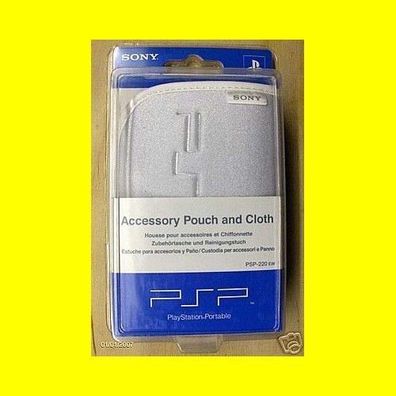 Sony PSP - Zubehörtasche und Reinigungstuch - ovp
