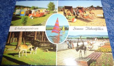 5434 Postkarte, Ansichtskarte Erholungszentrum Stausee Hohenfelden